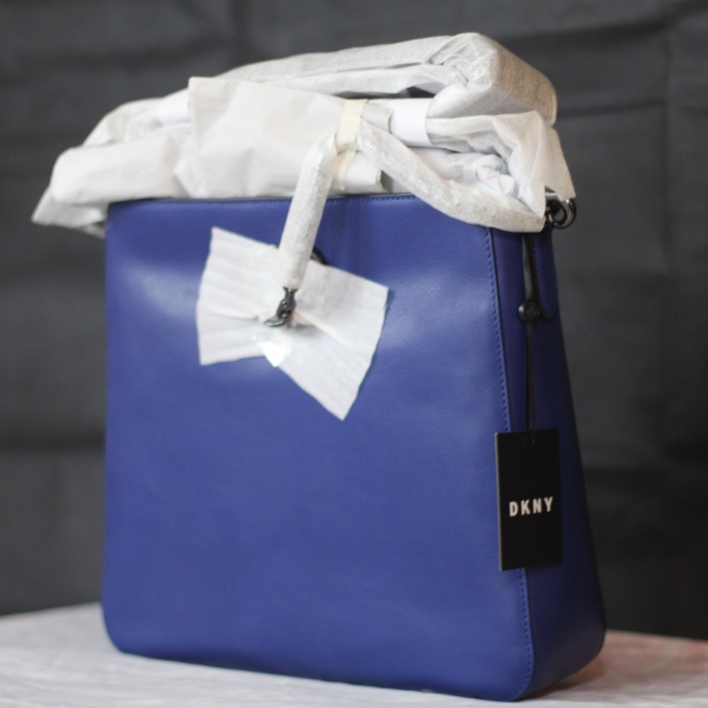 DKNY Linton Messenger Blue Bag